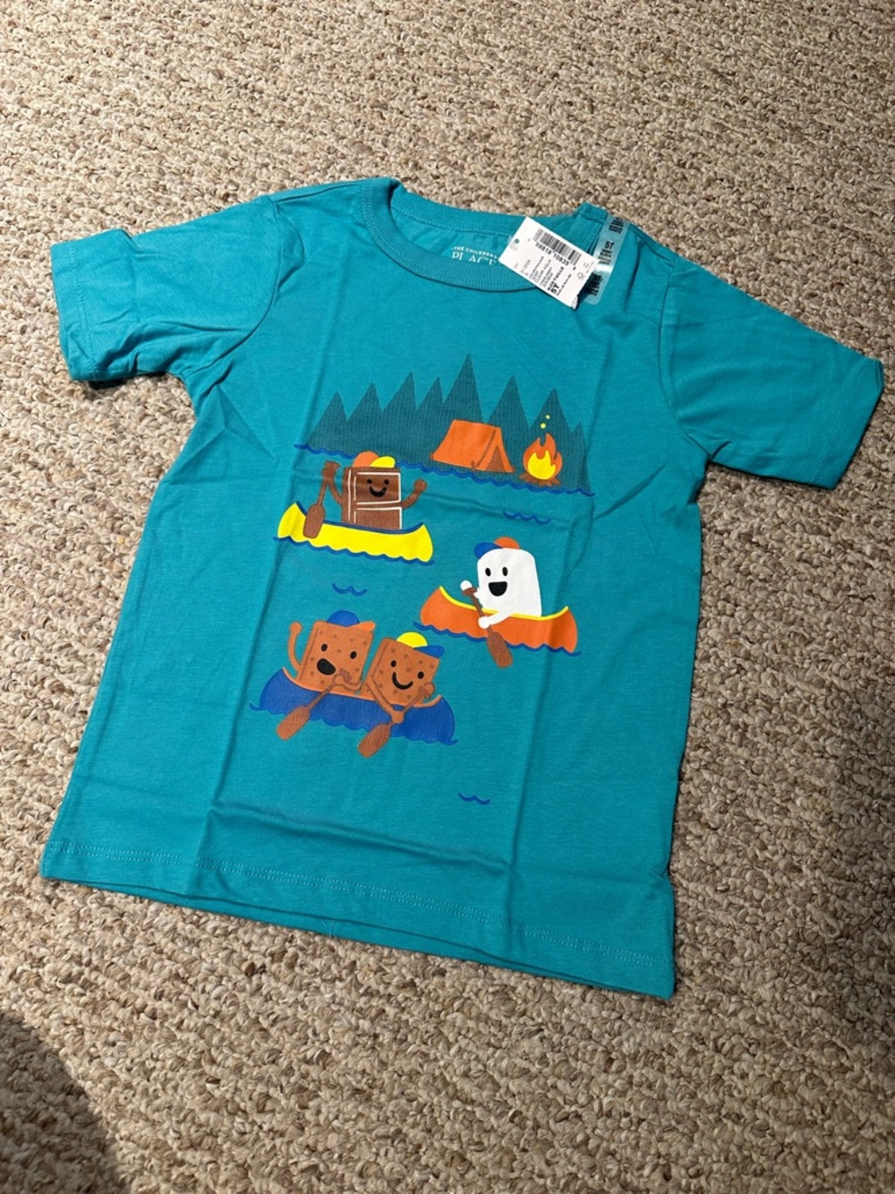 ✅3/$24 Kids Summer Camp Smores Tee